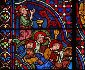 Die Agonie im Garten Gethsemane von French School