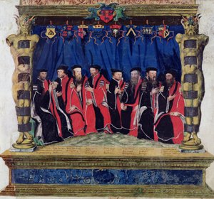Die Stadträte von Toulouse, 1554-55 von French School