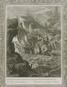 Die Argonauten passieren die Symplegaden von French School