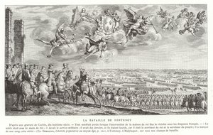 Die Schlacht bei Fontenoy, Österreichischer Erbfolgekrieg, 1745
