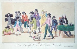 Die Vorteile der Pocken, Karikatur, ca. 1804