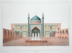 Die Blaue Moschee, Jerewan, Armenien von French School
