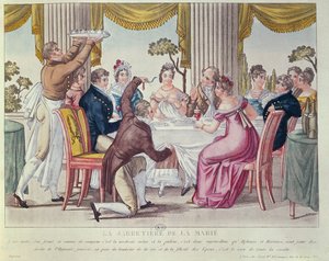 Das Strumpfband der Braut, ca. 1820 von French School