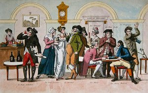 Das Café des Comédiens in Paris, frühes 19. Jahrhundert