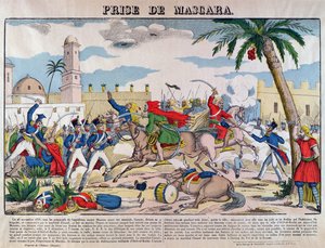 Die Eroberung von Mascara durch die Franzosen unter dem Kommando von Bertrand Clauzel im Jahr 1835