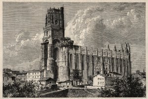 Die Kathedralbasilika von Saint Cecilia - Kathedrale von Albi von French School