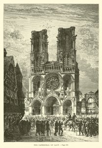 Die Kathedrale von Laon von French School