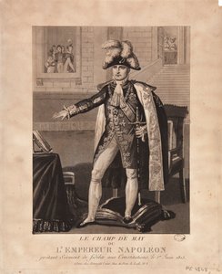Der Champ de Mai oder Kaiser Napoleon schwört den Eid auf die Verfassung von French School