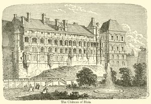 Das Schloss von Blois (Gravur)