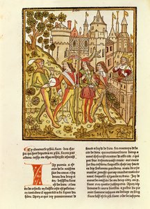 Die Stadt Gottes und die Stadt dieses Jahrhunderts, aus La Cité de Dieu, 1486-87