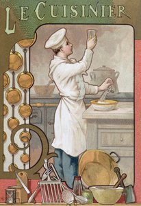 Der Koch, ca. 1899 von French School