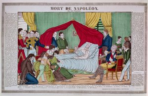 Der Tod von Napoleon Bonaparte (1769-1821) um 1840