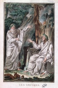 Die Druiden, Illustration für ein Theaterstück, ca. 1800