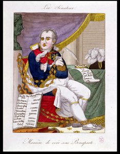 Der Ex-Senator, Karikatur des Reichtums und der Korruption unter Napoleon