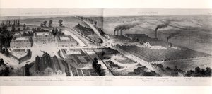 Das Familisterium von Guise, aus Solutions Sociales von Jean-Baptiste Andre Godin, Paris, 1871
