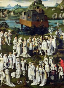 Der Garten der Liebe am Hof von Philipp dem Guten, in den Gärten des Schlosses von Hesdin im Jahr 1431