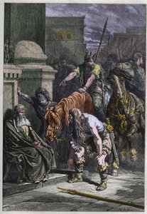 Die Gallier in Rom - Gravur aus „The history of France told to my grandchildren“ von Francois Guizot - 1872-1876 von French School