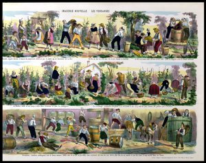 Die Weinlese, Imagerie de Pont-a-Mousson