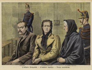 Der Mord an dem Gregoire-Kind, Frankreich, 1897 von French School