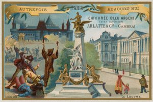 Der Louvre, Paris von French School