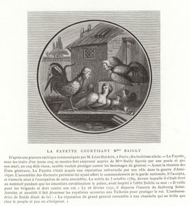 Der Marquis de Lafayette umwirbt Madame Bailly von French School