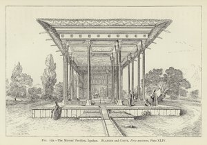 Der Spiegelpavillon, Ispahan von French School