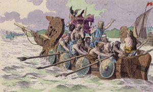 Die Normannen erreichen Paris, 885