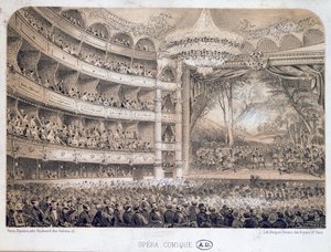Die Opéra Comique in Paris, 1850-60
