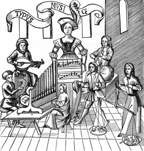 Die Personifikation der Musik von French School