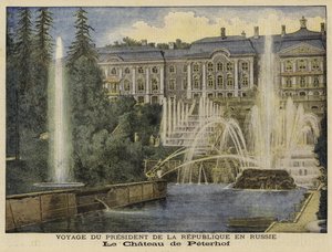 Der Peterhof-Palast, St. Petersburg, Russland