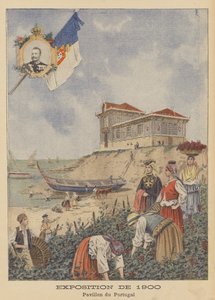 Der portugiesische Pavillon auf der Weltausstellung 1900 in Paris