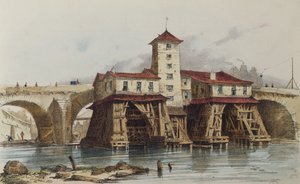 Die Pumpe von Pont Notre Dame, 1836