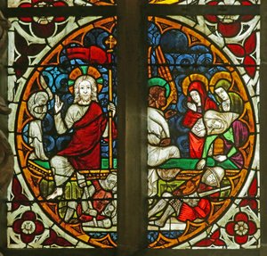 Die Auferstehung und die drei heiligen Frauen am Grab, ca. 1350