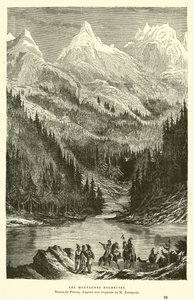 Die Rocky Mountains von French School