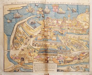 Die Belagerung von Calais, 1558 von French School