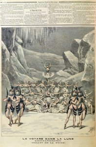 Das Schneeballett, aus Die Reise zum Mond von Jacques Offenbach, aus Le Petit Journal, 16. April 1892
