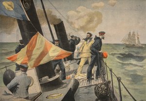 Der Spanisch-Amerikanische Krieg, Illustration aus Le Petit Journal: Supplement illustre, 1898