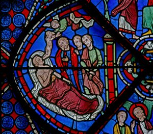 Das St. Thomas Fenster: Der Tod von Gad von French School