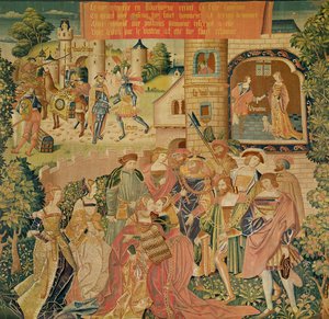 Die Geschichte von Perseus, 15.-16. Jahrhundert von French School