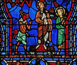 Die Versuchung Christi auf dem Tempel