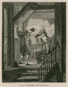 Die Toilette; nach Carle Vernet