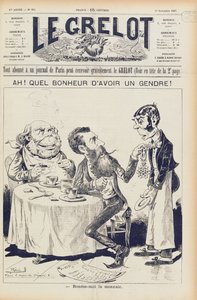 Die Wilson-Affäre, Titelseite von Le Grelot, 27. November 1887