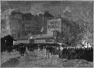 Das jährliche Fest von Montmartre und die Taverne du bagne in Paris, In „Die illustre Welt“
