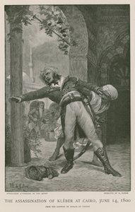 Die Ermordung von Kleber in Kairo von French School