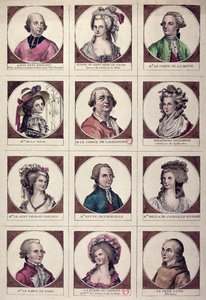 Die Hauptfiguren der Affäre des Collier de la Reine 1785-86