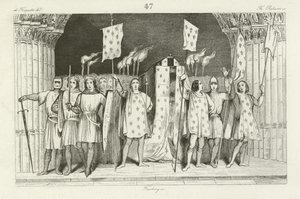 Das tote Kleinkind Johann I. wird zum König von Frankreich ausgerufen, 1316