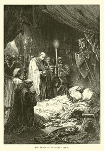 Der Tod von St. Louis von French School