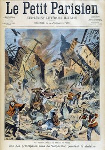 Das Erdbeben in Chile: Valparaiso während der Katastrophe
