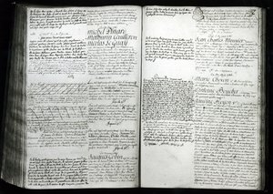 Eintrag in das Gefängnisregister von Jeanne de Valois-Saint-Remy, Gräfin de La Motte (1756-91), 1786 von French School