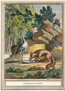 Der Fuchs und der Storch von French School